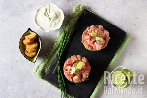 Ricetta Tartare di tonno. Un antipasto raffinato pronto in pochi minuti!