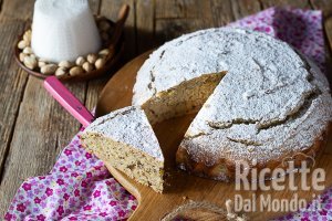 Ricetta Torta di ricotta e pistacchi soffice. La ricetta facile per un dolce goloso!