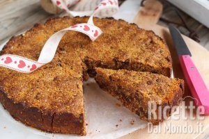Ricetta Torta cookies vegana integarle (senza latte e  uova)