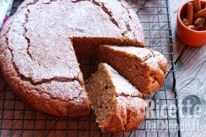 Ricetta Torta di cachi vegana integrale. La ricetta facilissima con poco zucchero!