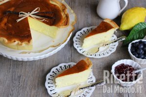 Ricetta Tarte au fromage blanc. La torta al formaggio di origine francese!