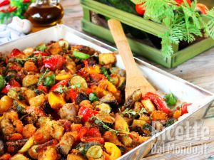 Ricetta Verdure gratinate al forno