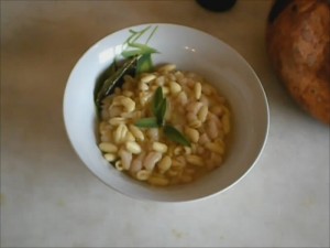 Zuppa di Fagioli bianchi e Cavatelli