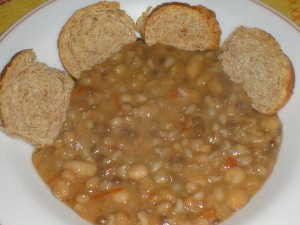 Ricetta Zuppa di Legumi