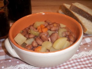 Ricetta Zuppa di Fagioli Borlotti e Patate