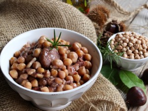 Ricetta Zuppa di ceci e castagne