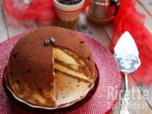 Ricetta Zuccotto di pandoro al tiramisù