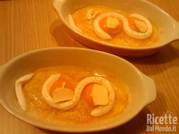 Uova al Tegamino in Bianco