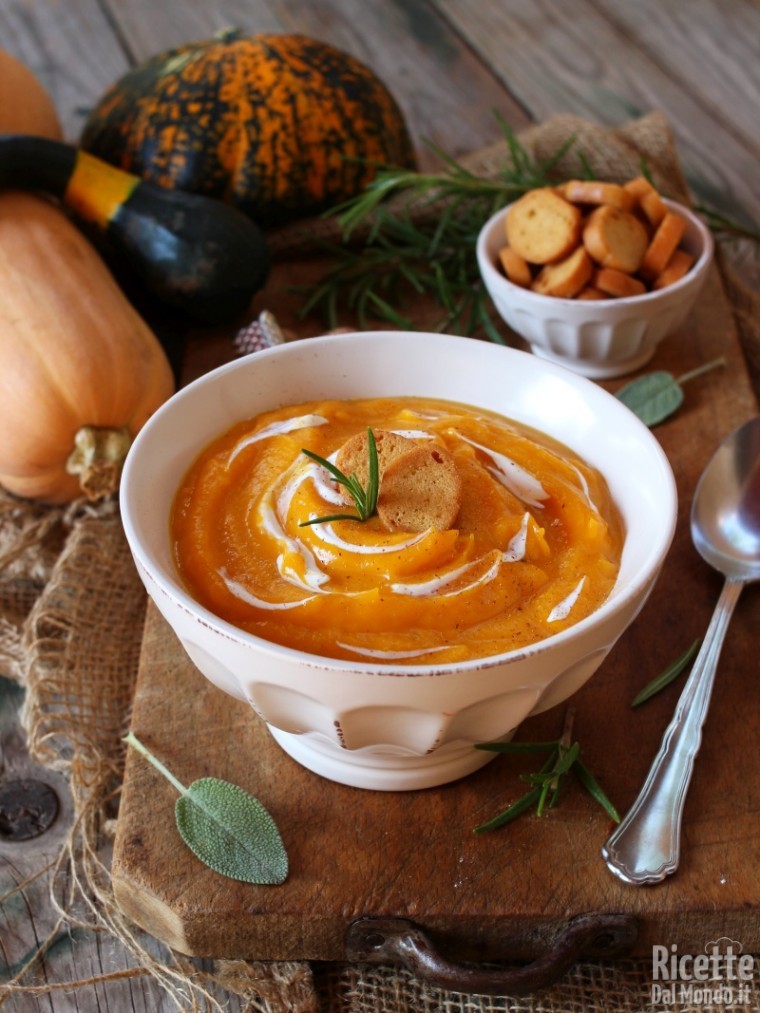 Come fare la vellutata con zucca e porri