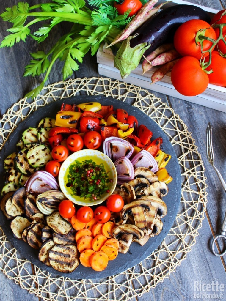 Ricetta verdure grigliate