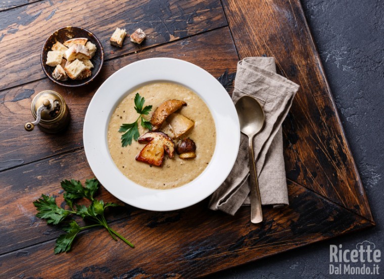 Vellutata di funghi porcini