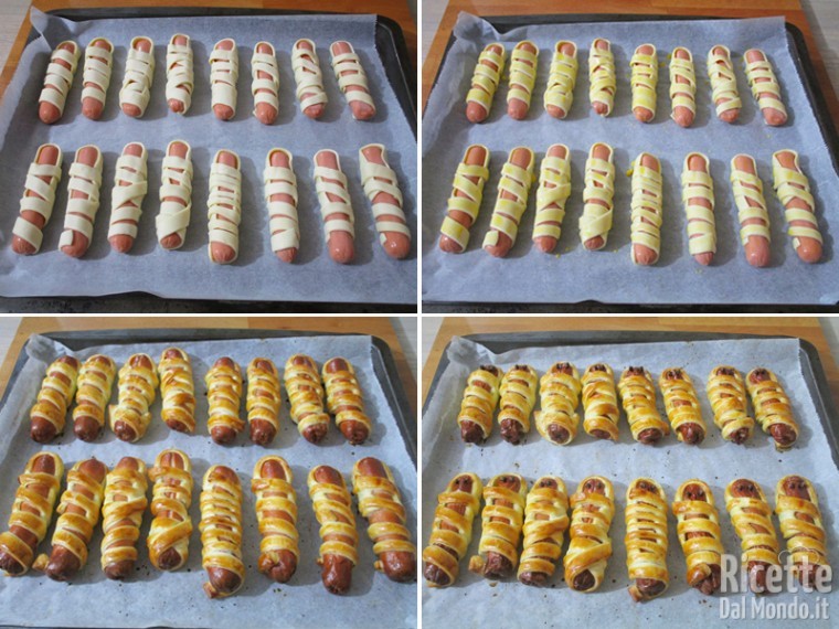 Cuocere le mummie in forno caldo