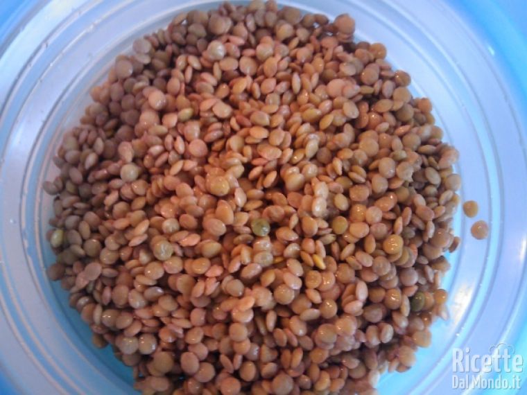 Lavare le lenticchie