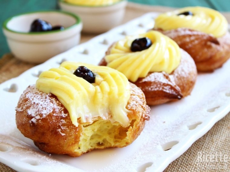 zeppole di san giuseppe fritte perfette per la festa del papà