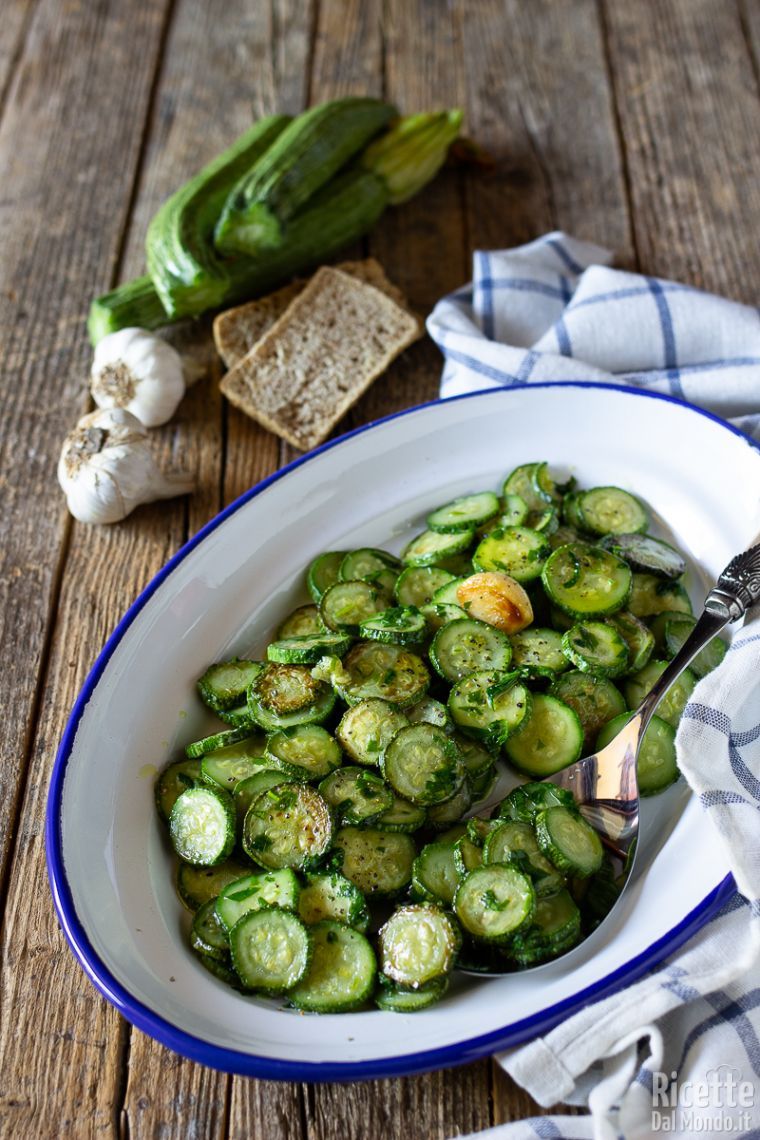 Ricetta zucchine trifolate