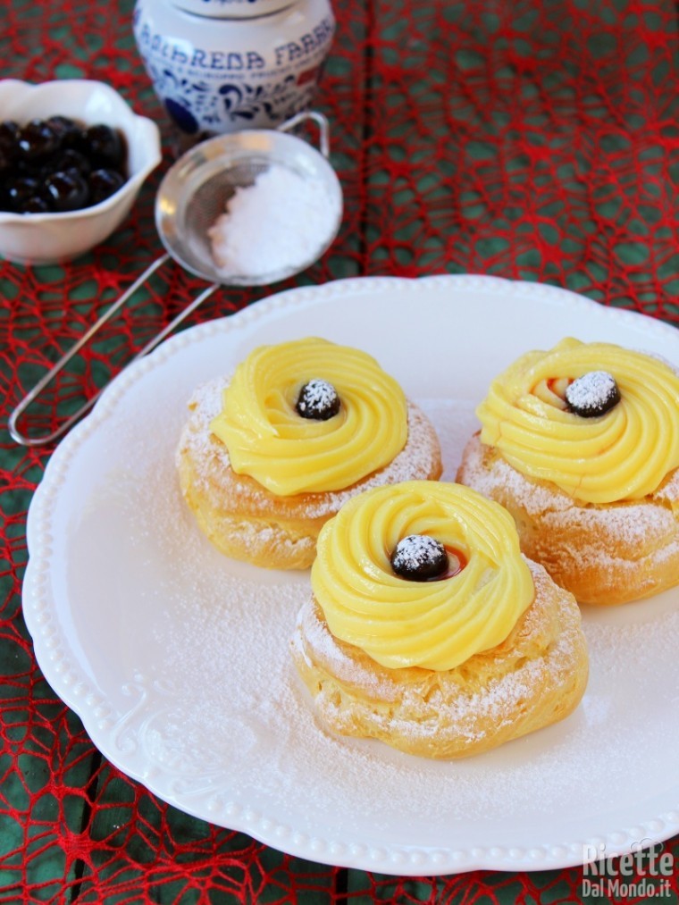 Come fare le zeppole di san Giuseppe al forno Bimby