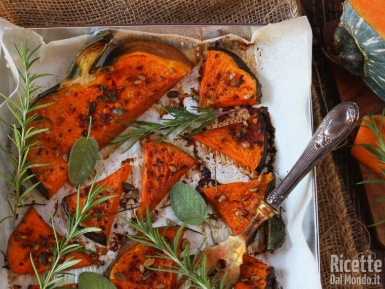 Ricetta della zucca al forno
