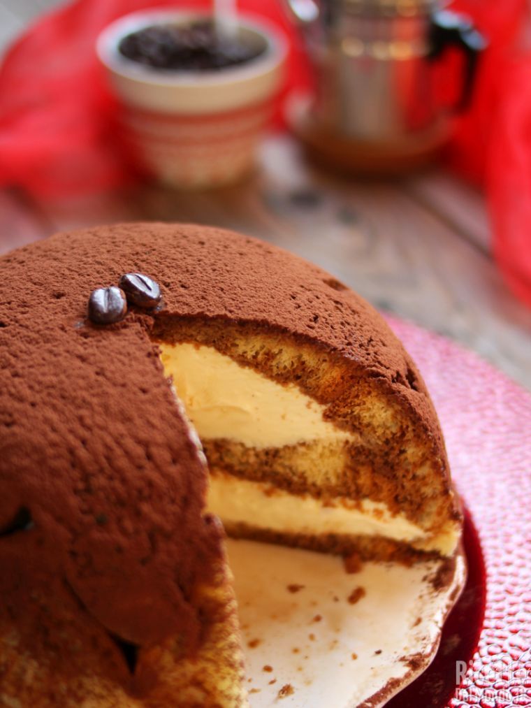 Ricetta zuccotto di pandoro al tiramisù