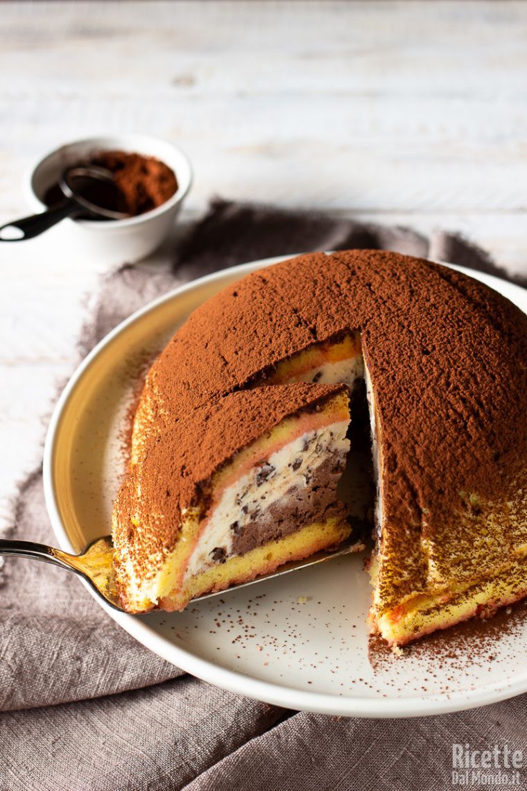 Come fare lo zuccotto toscano alla ricotta e cioccolato