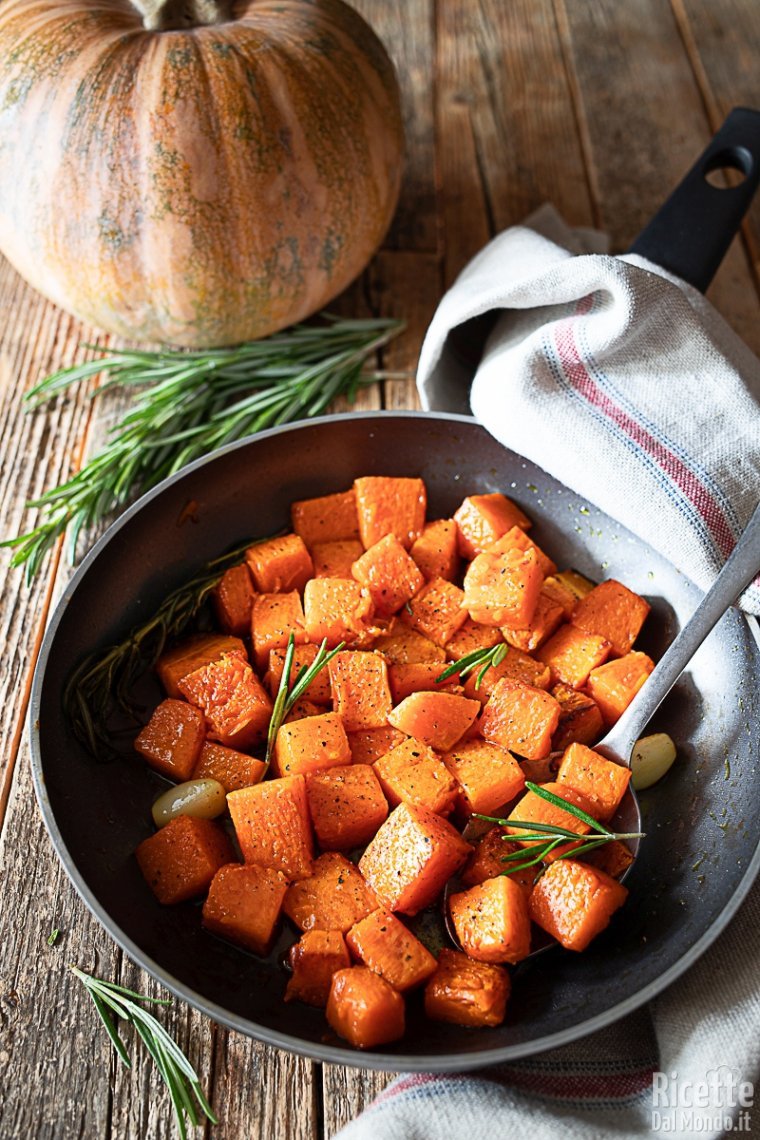 Ricetta zucca in padella