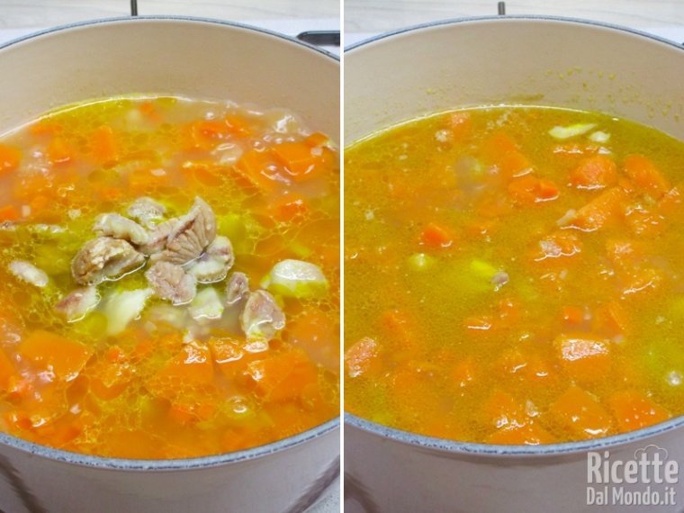 Aggiungere le castagne