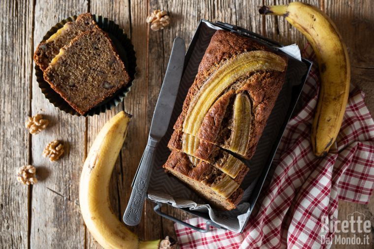 Banana bread, la ricetta originale del pane alla banana!