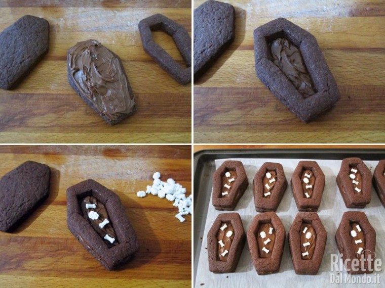 Frollini bara di cioccolato di Halloween 8