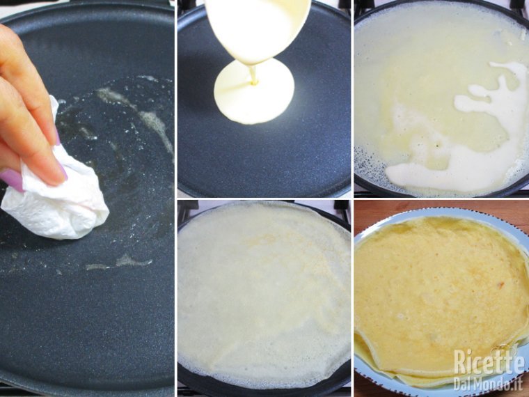 Cuocere le crepes