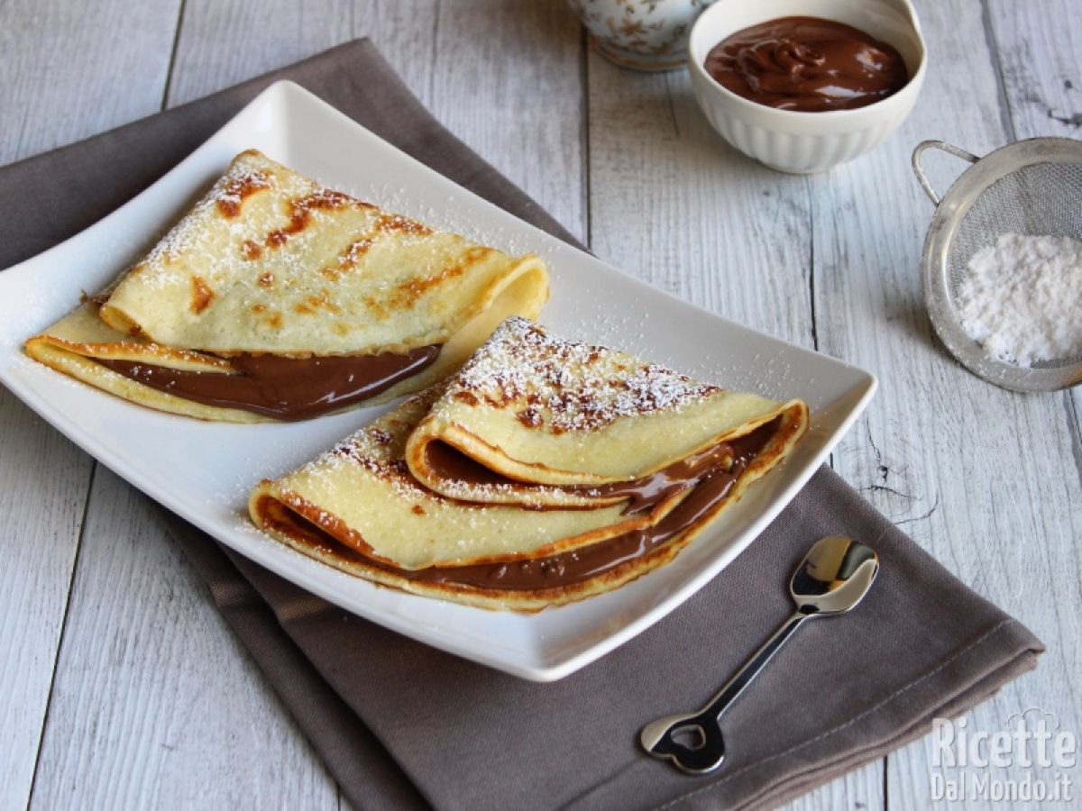 Crepes alla Nutella Bimby, come fare perfette in 5 minuti