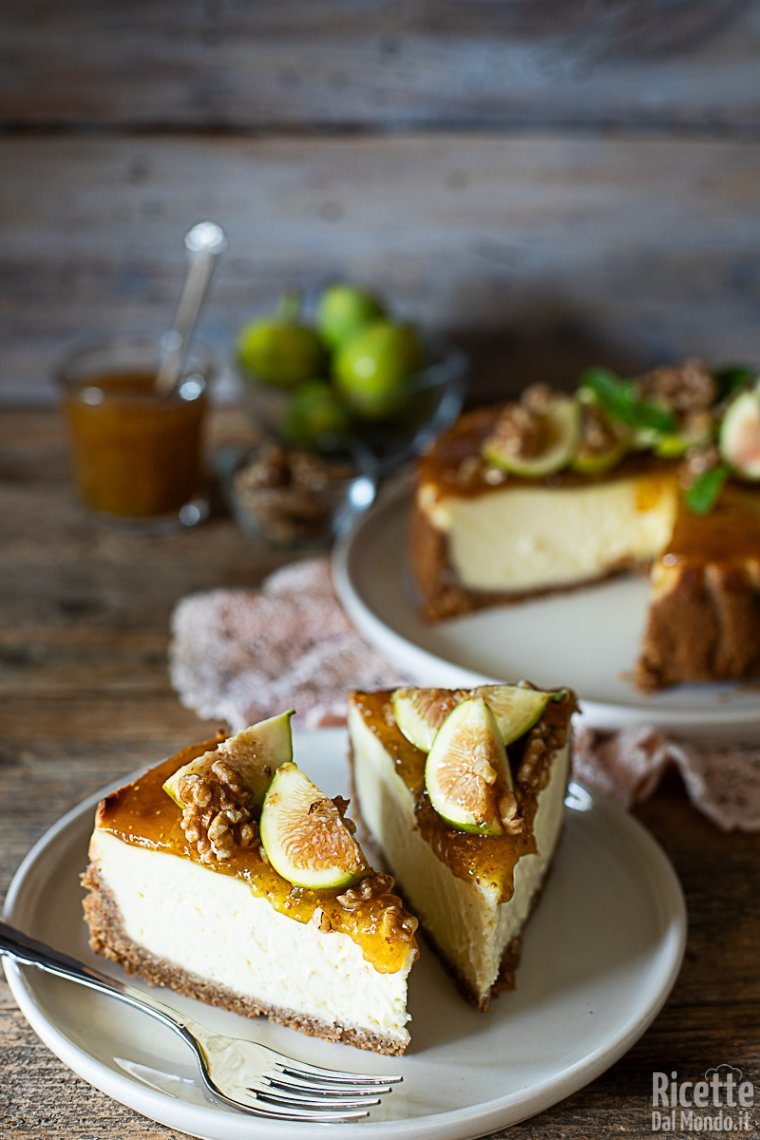 Ricetta cheesecake ai fichi freschi