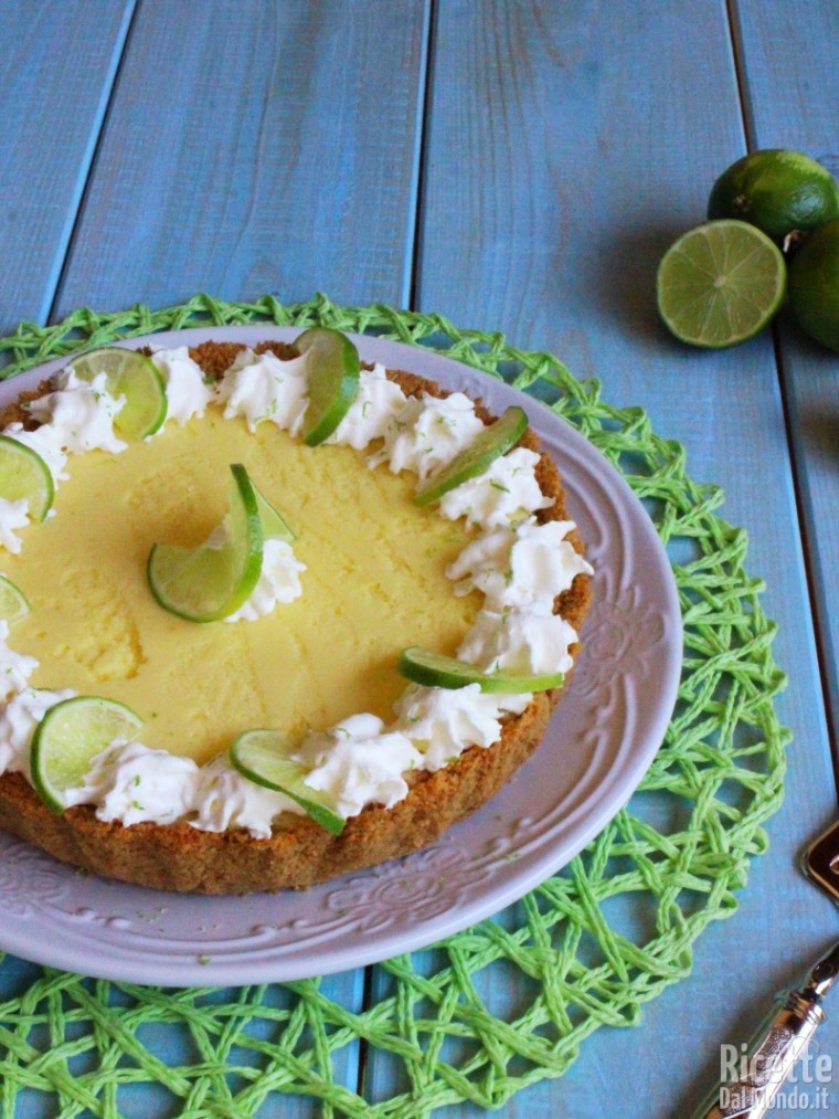 Ricetta semplice della key lime pie