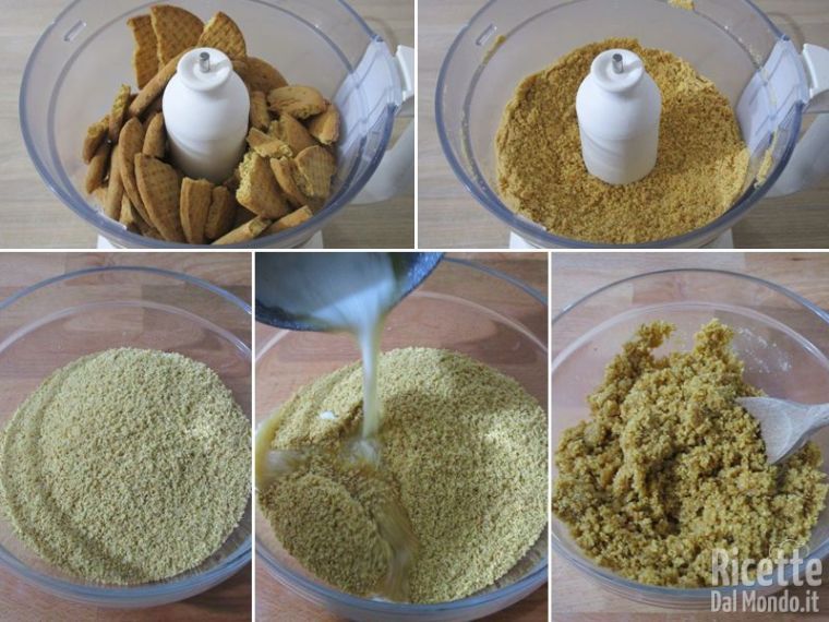 Preparare la base di biscotti