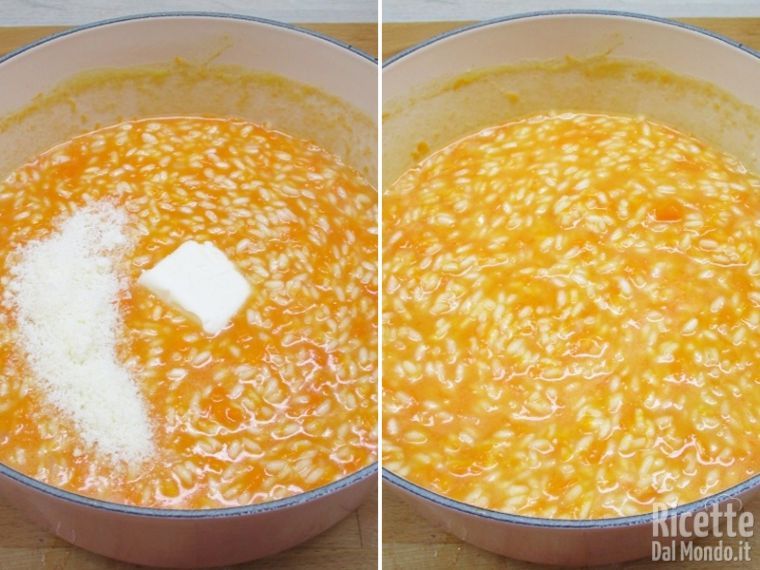 Mantecare il risotto