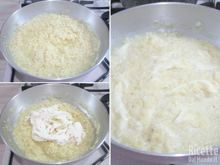 Aggiungere la stracciatella