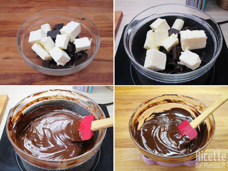 Fondere il cioccolato con il burro