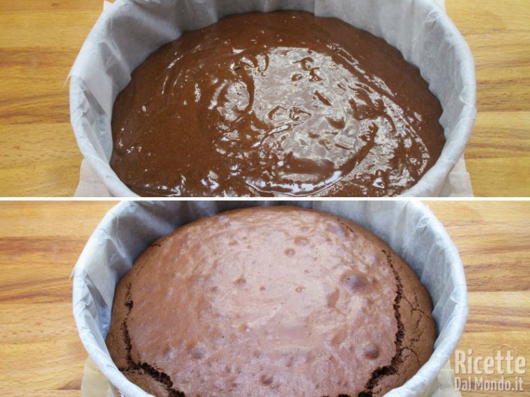 Cuocere la torta in forno caldo