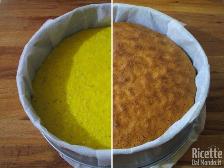 Cuocere la torta in forno caldo